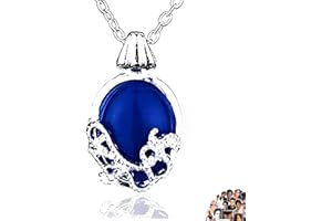 YOUU UoYu The Vampire Set collane cristalli di zaffiro di Katherine, collana con ciondolo Elena Gilbert, per fan e cosplay con adesivo 21 pezzi