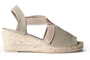 BREDA-V - Wegańskie espadryle damskie marki Toni Pons wykonane z tkaniny w jednolitych odcieniach.