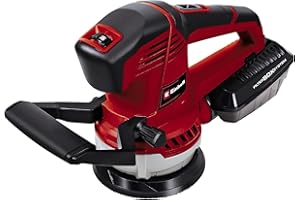 Einhell Exzenterschleifer TE-RS 40 E (400W, 12.000-24.000 1/min Schwingzahl, 125mm Scheiben-ø, aktive Staubabsaugung, Filterbox)