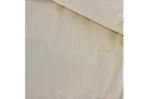 Pingianer - Tela de algodón para niños lisa, 100 % algodón, por metros, artesanía, tela de costura, algodón, Cappucino / marrón claro., 100x160cm (9,99/m)