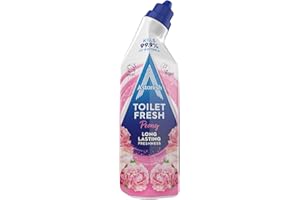 Astonish Peony Toilet Fresh Gel, Kills 99.9% of Bacteria, Limescale Prevention, 750ml