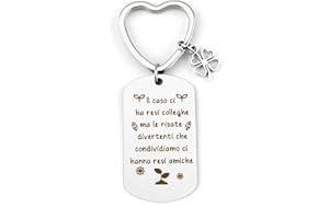 Kabulae Regalo Collehe,Portachiavi Colleghe,Regali Portachiavi Colleghe Creativi,Regalo per Collega Compleanno