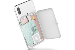 Sinjimoru - Étui adhésif pour Cartes, Porte-Cartes de crédit, Ultra Fin, utilisable comme Portefeuille pour Votre téléphone ou Porte-Cartes de Bureau