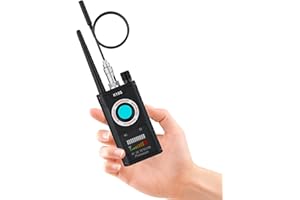 POMIACAM K18S Wireless Hidden Camera Detector, Anti-Spy Detector, Fault Detector, RF Detector Scanner Device, GPS Detector for GPS Tracker, Listening Device, Camera Finder