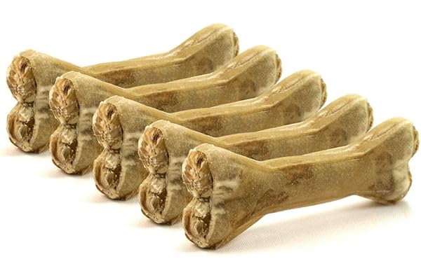 Os à mâcher DOGBOSS fabriqués à partir d'ingrédients 100% naturels, de différentes Tailles et goûts (5 avec Poulet, 12 cm)