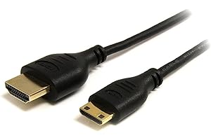 DRAGON TRADING Zamienny kabel HDMI HD V1.4 High Speed z Ethernetem kompatybilny z Canon Mini C ołowiany HTC-100 dla większości EOS Rebel DSLR / Ixus / Powershot / Elph aparat cyfrowy i kamera Legria