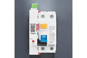 VL VILLORE Diferencial rearmable Superinmunizado Tipo A 40A 30mA 6Ka Disyuntor Auto Rearmable carril Din con Led temporizado