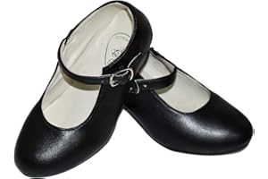 Gojoy shop- Zapato con Tacón de Danza Baile Flamenco o Sevillanas para Niña y Mujer, 5 Colores Disponibles
