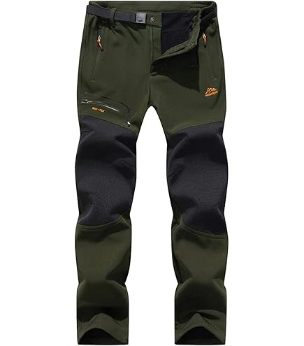 GITVIENAR M.Baxter Damen Gefüttert Softshellhose Funktionshose Berghose Trekkinghose wasserdicht atmungsaktiv warm elasstisch Wanderhose Damen Winterhose Outdoorhose