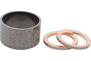 MOTOKU Exhaust Gasket Exhaust Pipe Muffler Silencer for Yamaha Rhino 660 Grizzly 600 Grizzly 660 1998-2008