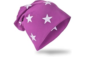 Miobo Jersey Slouch Beanie Cappello Lungo Unisex Stella Cotone Bambino Bambini Donna Uomo