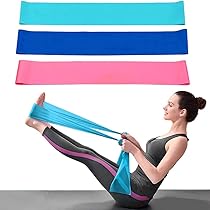 MAXSTRENGTH Fascia di resistenza per esercizi di CrossFit – Powerlifting – Yoga – mobilità elastica delle gambe, lunghezza 208 cm x spessore: 4,5 mm larghezza: 8,3 cm tensione: 70 a 81,6 kg
