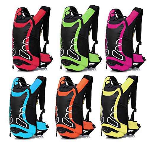 Lixada 12L Wasserabweisend Fahrrad Schulter Rucksack Wasser Reisetasche Ultralight für Radsport Outdoor Reiten Bergsteigen Hydration - 8