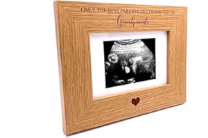 UKGIFTSTOREONLINE The best parents get promoted to Grandparents Baby Scan Frame