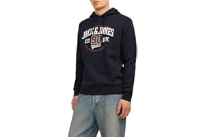 Jack & Jones Male Kapuzenpullover Plus Size Logo Kapuzenpullover