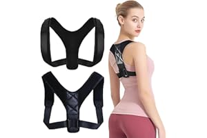 AEIOPRS 1 szt. Korektor postawy Pas postawy dla mężczyzn i kobiet; korektor ramion i pleców regulowany korektor pleców. Wsparcie szyi pleców i ramion