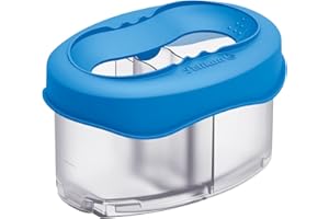 Pelikan Contenitore per Acquerelli e Tempere, Blu, Per Acqua e Pennelli, 3 Scomparti, Base Antirovesciamento, Per Dipingere, Prodotto in Germania