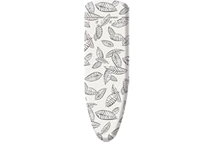 Copriasse da stiro Leifheit Perfect Steam Universal, copertura asse da stiro max 140x45 cm, copri asse da stiro per stazioni vapore, distribuzione calore uniforme, clip e elastico fissaggio