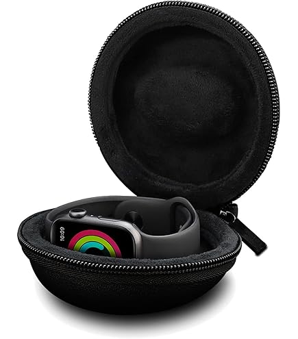 2 Custodie Portatili Per Orologi Con Moschettone - Nero E Rosso, Antigraffio - Foto 13