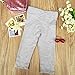 Produktbild spritech (TM) Baby Mädchen New Fashion Herbst reine Baumwolle Hose, Grau, 65cm:for6-9 month