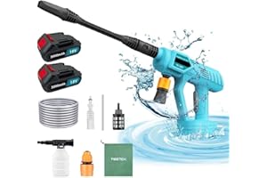 ANUPTTA Akku-Hochdruckreiniger, Ersetzen für Makita 18V Akku BL180, zum Waschen Garden Grünland (2 x 3000mAh Akku)