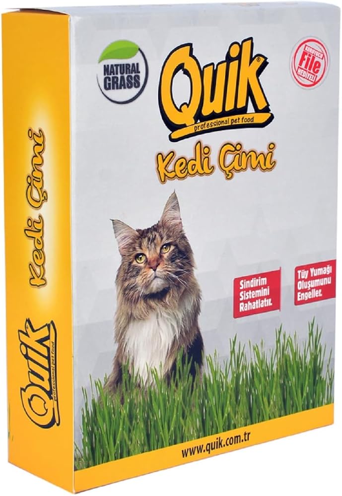 Quik Gerçek Topraklı Kedi Çimi