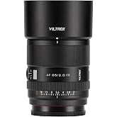 VILTROX 85 mm F2 EVO FE Lens, AF 85mm f/2 FE Sony E-Mount i&ccedil;in, Sony FE a7iv a7c ii a7rv a9ii zve1 fx3 zv-e10 ii a6700 a6600 