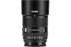 VILTROX 85mm F2.0 FE,AF 85mm f2.0 EVO Objetivo para Montura Sony E,Full Frame Enfoque Automático Objetivo Compatible con Sony a7Ⅲ a7RⅢ a7RⅣ FX3 A7RⅤ A93 a6500 ZV-E10 FX30 A6700