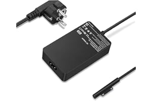 FEWRJG Chargeur Surface Pro,65W Microsoft Surface Laptop Ordinateur Portable Compatible avec Surface Pro 8 X 7 6 5 4 3,Surface Laptop 4 3 2 1,Surface Book, Surface Go 3 2 1