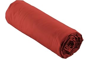 douceur d'intérieur, Prześcieradło z gumką (160 x 200 cm) Percaline Tomette, Percal de Cotton