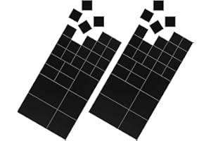 Magnetastico | 58 Pezzi piastrine magnetiche autoadesive diverse dimensioni | Magneti autoadesivi forte adesione |Piastrine magnet perfetti per foto, organisation, ufficio e presentazioni