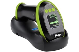 Tera Czytnik kodów kreskowych 2D: 3 w 1 Przewodowy USB 2.4G Bluetooth Douszny Kod kreskowy Bezprzewodowa pamięć z Ercan 1D 2D QR Kod do Inwentaryzacji Tablet iPhone Android iOS PC POS Laptop