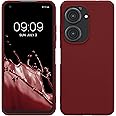 kwmobile Case Compatible with ASUS Zenfone 10 / Zenfone 9 Case - Soft Slim Protective TPU Silicone Cover - Bordeaux Violet