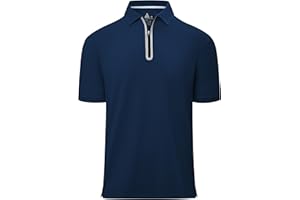 zitysport Mens Polo Short Sleeve Summer Tops Outdoor Breathable Golf Shirts for Men Adult Casual Sport Tennis Work Business Classic Polo T-Shirts