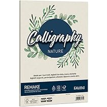 Carta Calligraphy Lino Bianco Favini - 120 G/m2, A4, 50 Fogli | Per Inviti, Diplomi, Menù - Foto 12