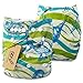 iZiv(TM) Newborn Organic Infant Waterproof/Adjustable/Reusable/Washable Pocket Cloth Diaper Fit Babies 0-3 Years(Fish)