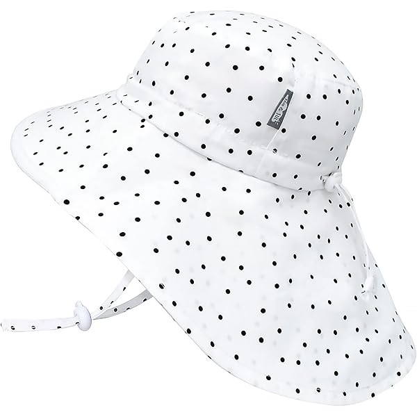 Jan & Jul Chapeau De Soleil Respirant Coton 100% Bébé Fille - UPF50+ Ajustable Marguerite Violette (M: 6-24 Mois)