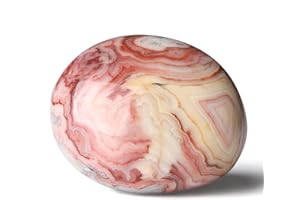 GUJOXILA 1.6"-2" Crazy Lace Agate Crystal Large Healing Crystals Gemstones Tumbled Polished Crystals Stones Pocket Spiritual Reiki Divination Meditation Purple Plam Stone 1pcs