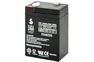 SIGA IMPULSIVE DYNAMIK Battery 6 V 5ah AGM Lead GEL Battery for Johnlite Aroma Famosa Feber Sealake 4.5 Ah 4Ah 6 V Halogen Lamp