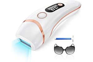 Haarlosy IPL Epilatore Luce Pulsata per Uomini e Donne, 999,900 Impulsi Luce 3 Funzioni HR/SC/RA e 9 Livelli di Energia Depilazione Indolore per Corpo, Viso, Gambe