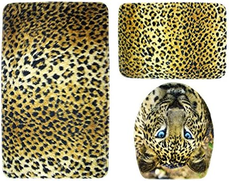 Bathroom Mats 3 Sets Of Non-slip Mats Cushions Toilet Mats ( Color : C )