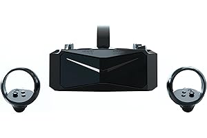 Pimax Crystal - Gafas de Realidad Virtual con Doble Motor para PC y Todo en Uno, Paneles Duales QLED+Mini-LED con Resolución de 5760x2880, Negros Más Puros y Cristalino, 256 GB