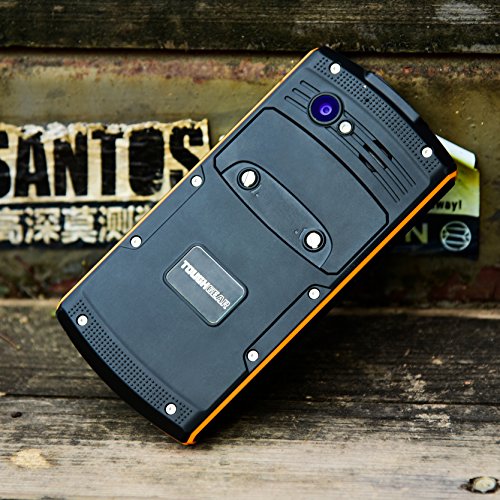 toughgear â„¢Â â€“Â Edge Smartphone (Display Touch da 4,5Â pollici (11.4Â cm), Android 4.4.2, 16Â GB di memoria, 13,0Â Mega Pixel Fotocamera, Dual SIM, 4Â G LTE sbloccato, impermeabile, resistente alla polvere, urti e cadute) Arancione