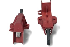 UNIVERSALE 196539 Lot de 2 balais à charbon moteur machine à laver Ariston Indesit Rex Candy
