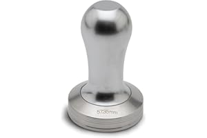 Lelit PLA471A Tamper para filtros LELIT57, Acero Inoxidable, Mango de Aluminio