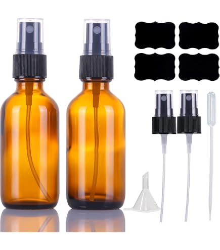 30 Flacons Compte-Gouttes Verre Ambré 30ml - Avec Pipettes Et Entonnoirs Pour Huiles Essentielles Et Parfums