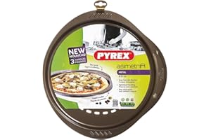 Pyrex - Asimetria - Plat à Pizza en Métal Anti-Adhésif Ø 32 cm