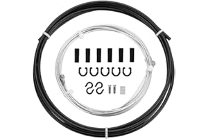 SHENZHENSHISHILILANTIANKEJIYOUXIANGONGSI CNCLOL Bike Brake Cable Set, Mountain Bike Brake Cables & Housing，Black