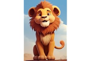 SIYURONGG Kit per pittura diamante 5D,Mosaico kit artistici,Kit di pittura digitale, Accessori arte diamante,Tema Re Leone,Adatto per adulti e bambini per decorazione parete di casa Dono perfetto - 30x40cm