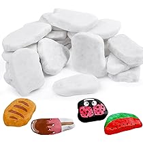 20 Stück Steine Zum Bemalen - 3-5cm, Weiß, Glatt